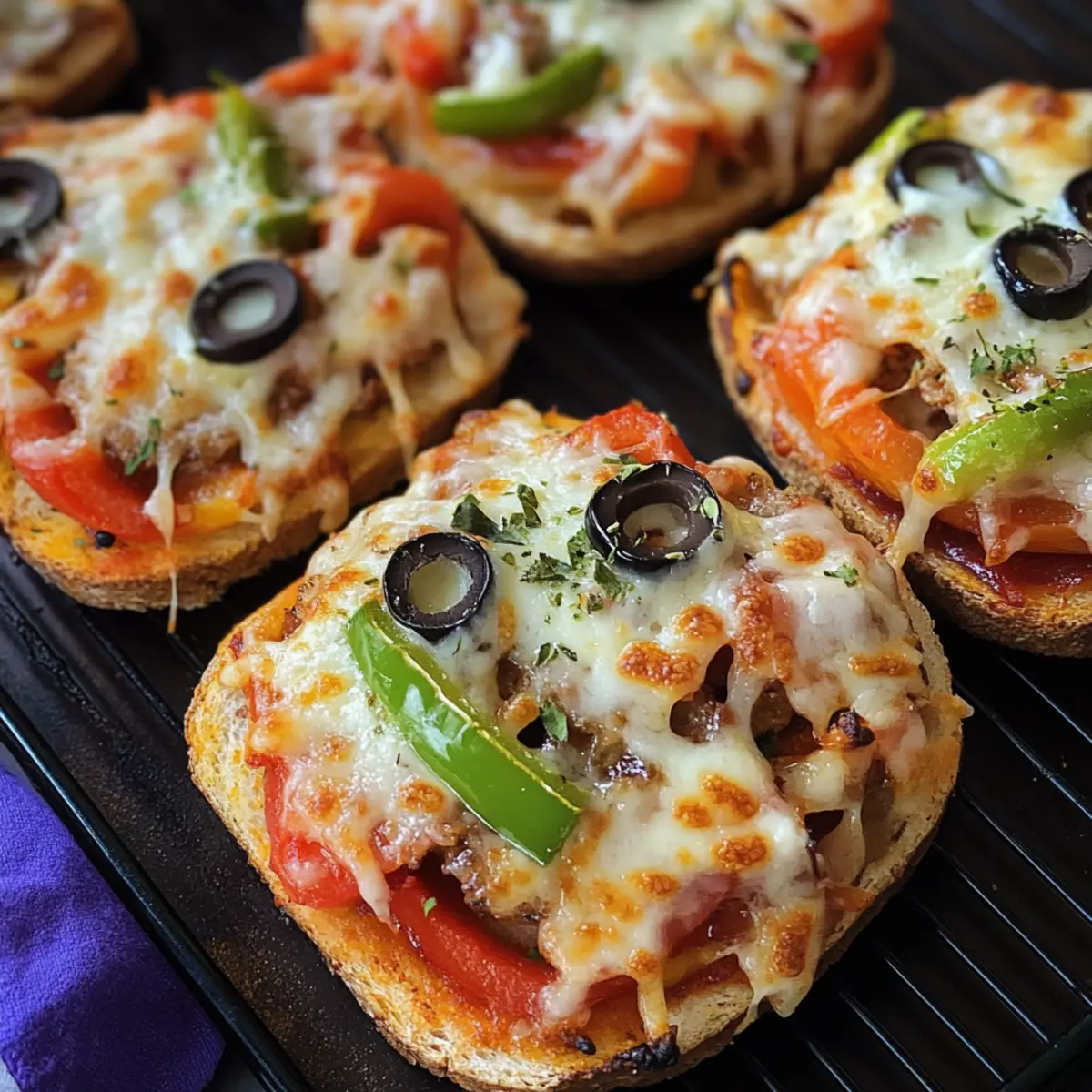 10 Minuten Pizza Toasties aus der HeiAluftfritteuse nqlvlp